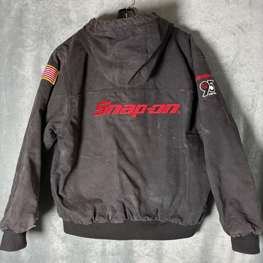 Snap On Tools 95th Anniversary Hooded Black Canvas Wo… - Gem